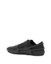Sneakers basse di tela nere di Burberry