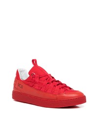Sneakers basse di tela rosse di Pierre Hardy