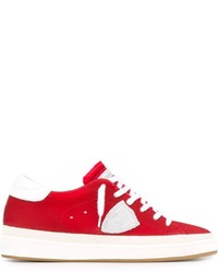 Sneakers basse di tela rosse di Philippe Model
