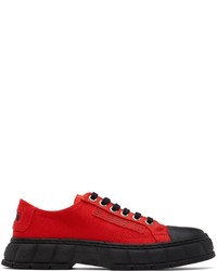 Sneakers basse di tela rosse di Viron