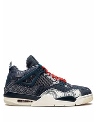 Sneakers basse di tela stampate blu scuro di Jordan