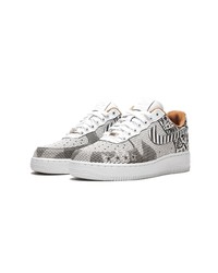 Sneakers basse di tela stampate grigie di Nike