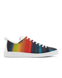 Sneakers basse di tela stampate multicolori di Ps By Paul Smith