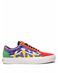Sneakers basse di tela stampate multicolori di Vans