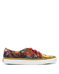 Sneakers basse di tela stampate multicolori di Vans