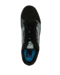 Sneakers basse di tela stampate nere di Vans
