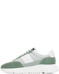 Sneakers basse di tela verde menta di Axel Arigato