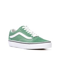 Sneakers basse di tela verde menta di Vans