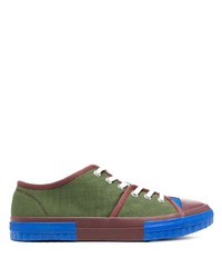 Sneakers basse di tela verde oliva di CamperLab