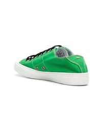 Sneakers basse di tela verdi di Maison Margiela