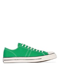Sneakers basse di tela verdi di Converse