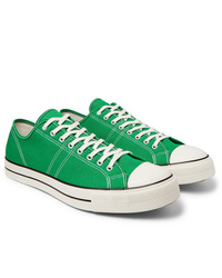 Sneakers basse di tela verdi di Converse