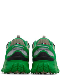 Sneakers basse di tela verdi di Moncler