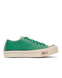 Sneakers basse di tela verdi di Visvim