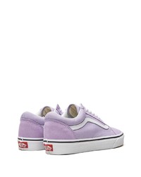 Sneakers basse di tela viola chiaro di Vans