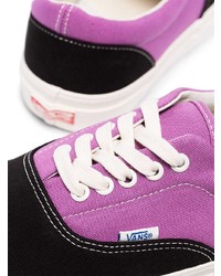 Sneakers basse di tela viola melanzana di Vans