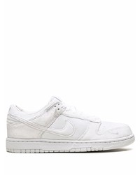 Sneakers basse di velluto bianche di Nike