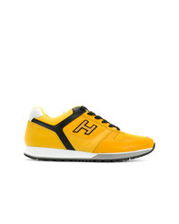 Sneakers basse gialle di Hogan
