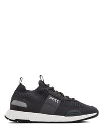 Sneakers basse grigio scuro di BOSS