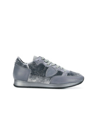 Sneakers basse grigio scuro di Philippe Model