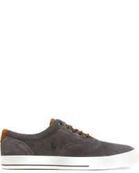 Sneakers basse grigio scuro di Polo Ralph Lauren