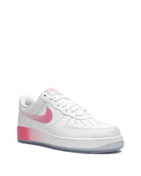 Sneakers basse in pelle a fiori bianche di Nike