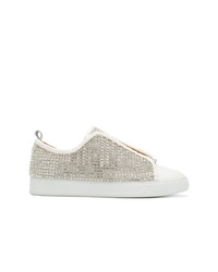 Sneakers basse in pelle argento di Black Dioniso