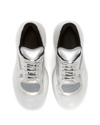 Sneakers basse in pelle argento di JW Anderson