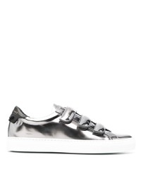 Sneakers basse in pelle argento di Givenchy