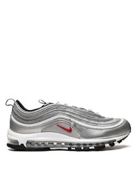 Sneakers basse in pelle argento di Nike