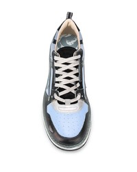 Sneakers basse in pelle azzurre di Premiata