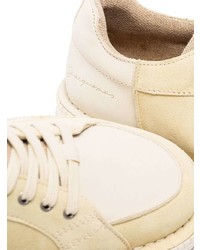 Sneakers basse in pelle beige di Jacquemus
