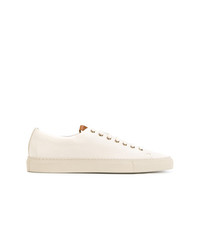 Sneakers basse in pelle beige di Buttero