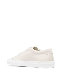 Sneakers basse in pelle beige di Common Projects