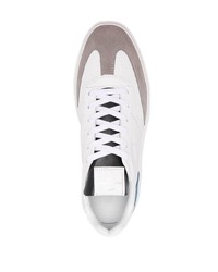 Sneakers basse in pelle bianche e blu di Pantofola D'oro