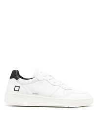 Sneakers basse in pelle bianche e nere di D.A.T.E