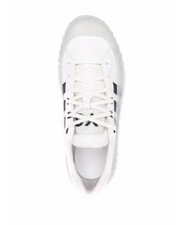 Sneakers basse in pelle bianche e nere di Y-3