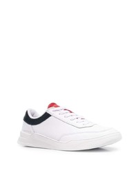 Sneakers basse in pelle bianche e nere di Tommy Hilfiger