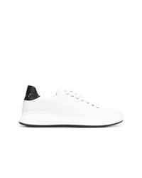 Sneakers basse in pelle bianche e nere di Philipp Plein