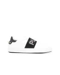 Sneakers basse in pelle bianche e nere di Philipp Plein