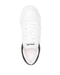 Sneakers basse in pelle bianche e nere di Amiri