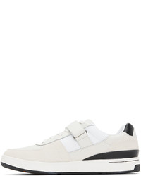 Sneakers basse in pelle bianche e nere di Ps By Paul Smith