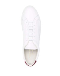 Sneakers basse in pelle bianche e rosse di Common Projects