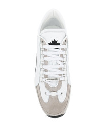 Sneakers basse in pelle bianche di DSQUARED2