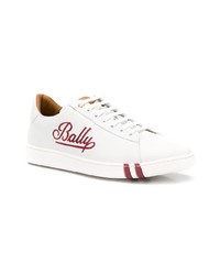 Sneakers basse in pelle bianche di Bally