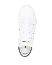 Sneakers basse in pelle bianche di Kiton
