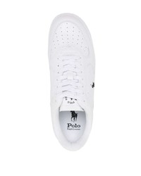 Sneakers basse in pelle bianche di Polo Ralph Lauren