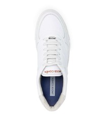 Sneakers basse in pelle bianche di Jacob Cohen