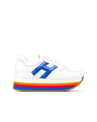 Sneakers basse in pelle bianche di Hogan