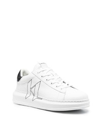 Sneakers basse in pelle bianche di Karl Lagerfeld